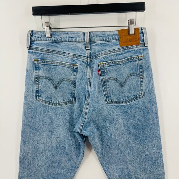 Levi’s Big E Wedgie Jeans Women’s Size 30 Button Fly High Rise Straight Leg - Picture 9 of 10